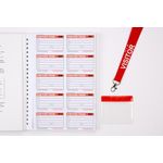 Visitors Pass Book Refill With 300 Passe