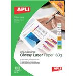 Apli Laser Glossy Ds Paper A4 160G Pk100