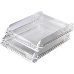 Rexel Nimbus Letter Tray Clear 2101504
