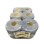 2Work 2-Ply Centrefeed Roll Blue Pk6