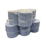 2Work 2-Ply Centrefeed Roll Blue Pk6