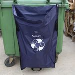 2Work Tidy Sack Glass Vinyl Blu
