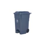 Wheelie Bin + Foot Pedal 70L Dgrey