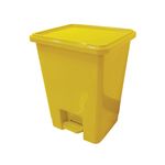 Pedal Bins 15 Litre Yellow Pk3