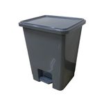 Pedal Bins 15 Litre Grey Pk3