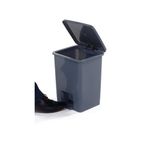 Pedal Bins 15 Litre Grey Pk3