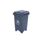 Static Bin With Feet 50 Litre Grey
