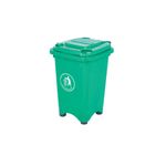 Static Bin With Feet 50 Litre Green