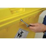 2Work Wheelie Bin Lock Clinical 240L