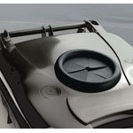 2Work Wheelie Bin 120L Bot/Lock Grey