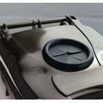 2Work Wheelie Bin 360L Bot/Lock Grey
