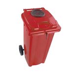 2Work Wheelie Bin 360L Bot/Lock