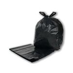 2Work Refuse Sack Roll Tie Blk Pk40