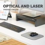 Fellowes Mouse Pad With Microban Silver