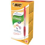 Bic Atlantis Ballpen Clic Red Bx12