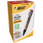 Bic 2000 Permanent Mkr Red Bullet Bx12