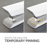 Fellowes Lx820 Full Strip Stapler White