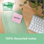 Post-It S/S Recy 47.6X47.6 Ast Pk12