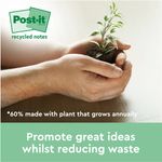 Post-It S/S Recycle 76X76 Asst Pk12