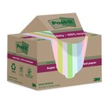 Post-It S/S Recycle 76X76 Asst Pk12