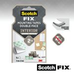 Scotch-Fix Ds Int Mnt Sq 25X25Mm P16