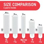 Command Pic Hang Strip L+Xl Wht Pk24