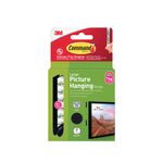 Command Pic Hang Strip L Blk Pk8