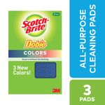 Scotch-Brite Dobie Colours Pad Pk3