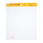 Post-It Tbltop Chart Ref Pad Wht Pk2
