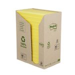 Post-It Rcycld 76X127 100Sh Ylw Pk16