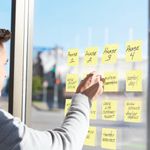 Post It Stky Note Cabinet 76X76 Ylw