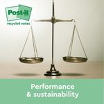 Post-It Recyc Ass 76X127Mm X100 Pk16