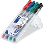 Lumocolor Pen M Non-Perm Wal4 Ast Cols