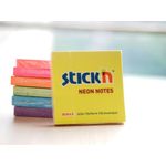 Valx Sticky Notes 76X76Mm Neon Astd Pk12