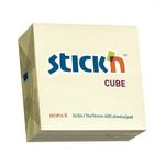 Valx Sticky Notes Cube 76X76Mm Pastel Yl