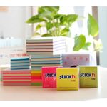 Stickn Mini Cube 51X51Mm Neon Rainbow