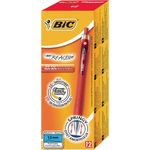 Bic Reaction Ballpen Red Bx12