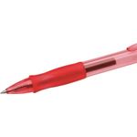 Bic Velocity Gel Clic Red Bx12