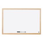 Drywipe Whiteboard Wood Frm 600X400