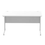 Impulse 1400X800 Desk Cntlvr Wh Sl
