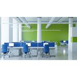 Impulse 1400X800 Desk Cntlvr Wh Sl