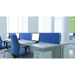 Impulse 1400X800 Desk Cntlvr Wh Sl