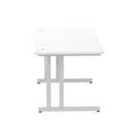 Impulse 1400X800 Desk Cntlvr Wh Sl