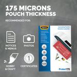 A3 Glossy 175 Micron Laminating Pouch