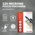 A2 Glossy 125 Micron Laminating Pouch