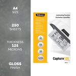 A4 Glossy 125 Micron Laminating Pouch