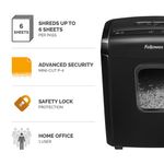Fellowes Powershred 6M Mini-Cut Shredder
