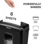 Fellowes Powershred 6M Mini-Cut Shredder