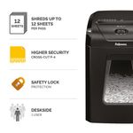 Fellowes 12C Cross-Cut Shredder