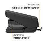 Lx840 Half Strip Stapler 25 Sht Blk